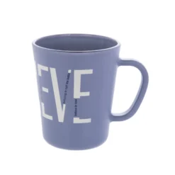 Tazza in vetro 370 ml scritta Believe Glassy