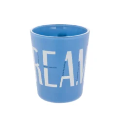 Tazza in vetro 370 ml scritta Dream Glassy