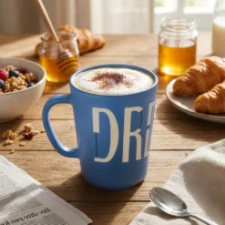 Tazza in vetro 370 ml scritta Dream Glassy