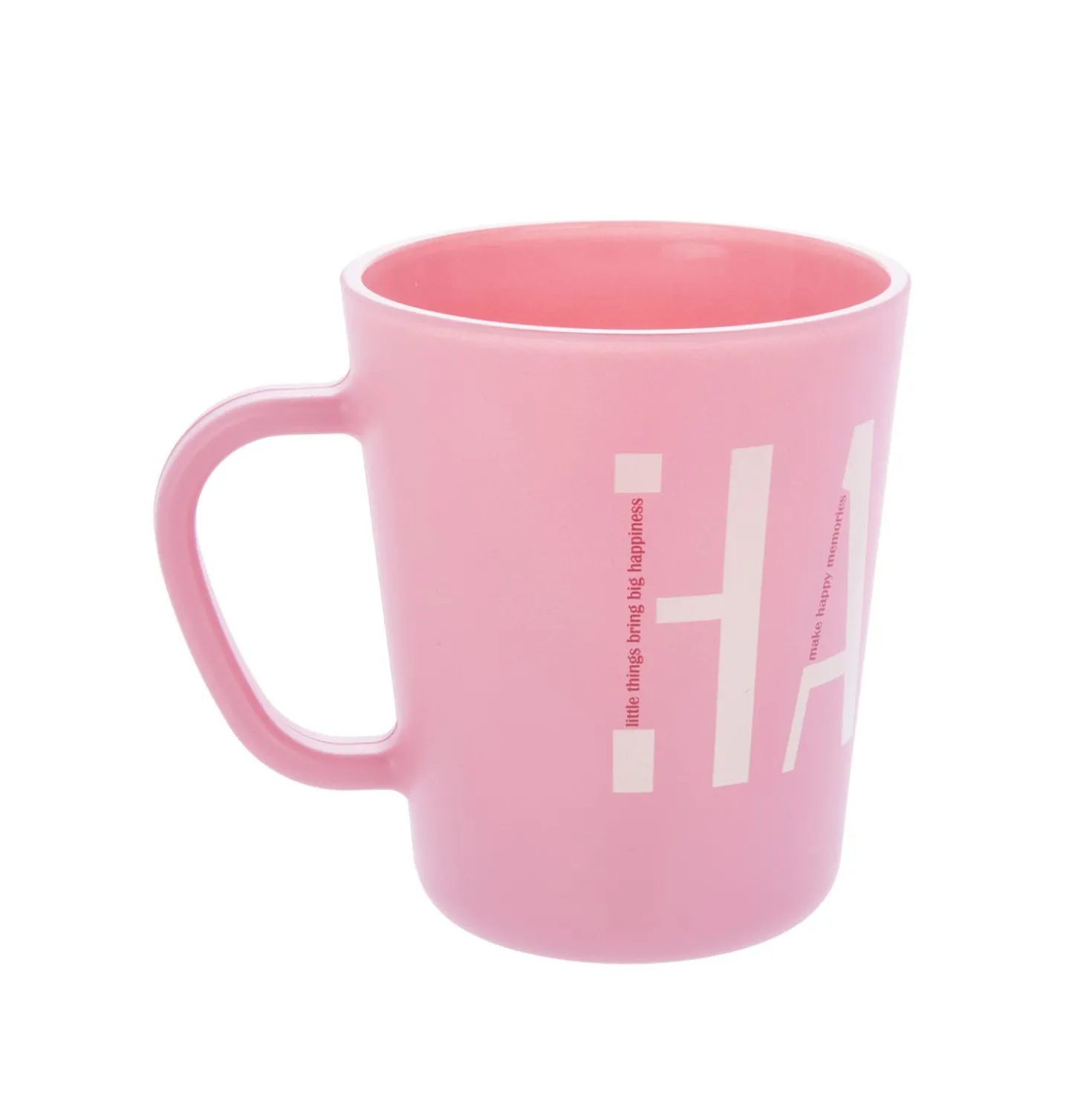 Tazza in vetro 370 ml scritta Happy Glassy