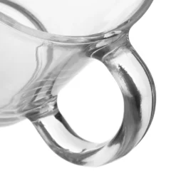 Tazza in vetro 310 ml scritta Ora del tè