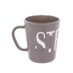 Tazza in vetro 370 ml scritta Strong Glassy