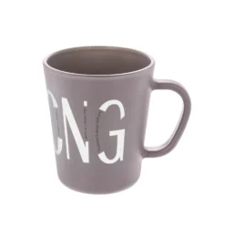Tazza in vetro 370 ml scritta Strong Glassy