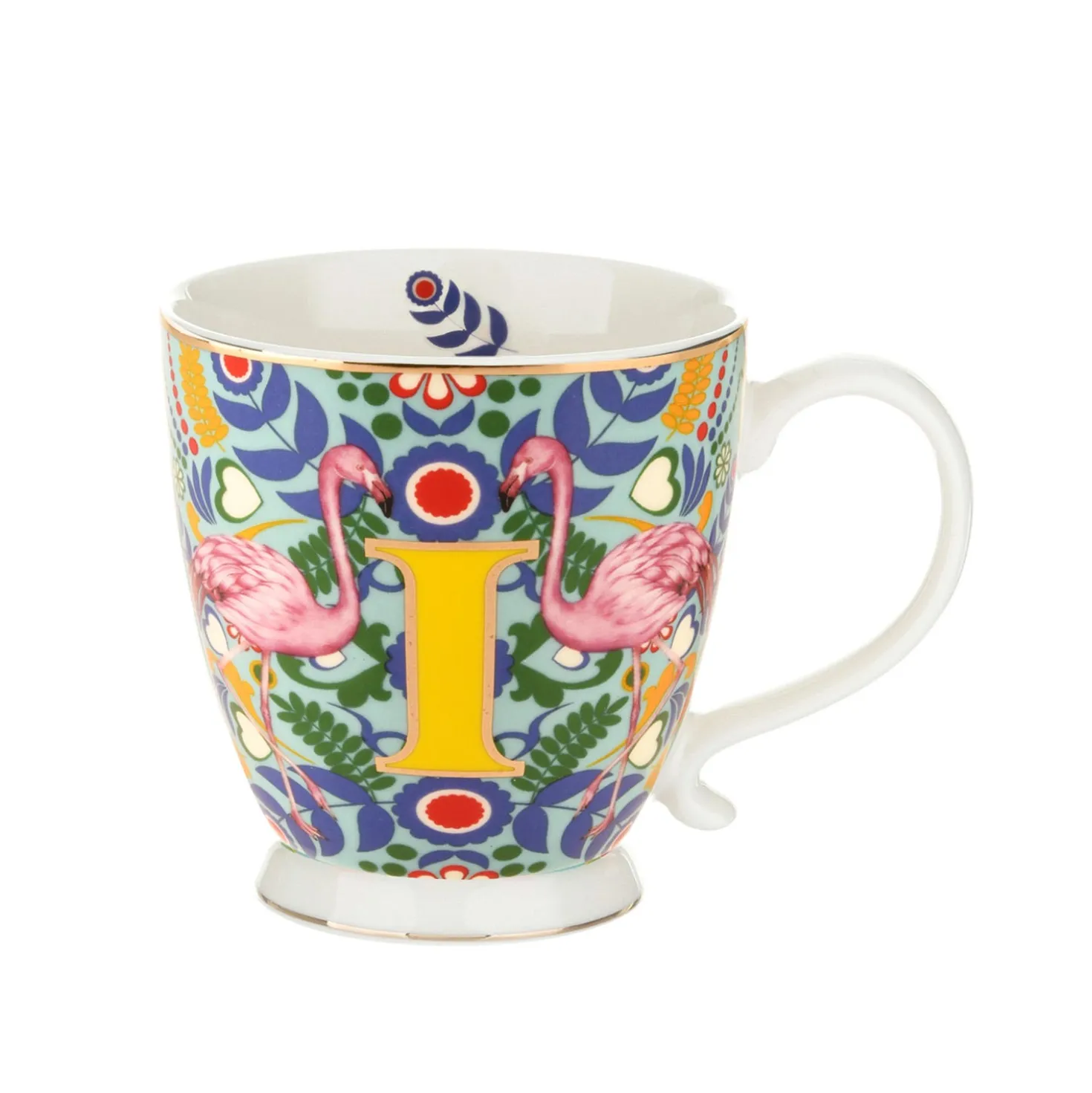 Tazza mug lettera I 450 ml Royal Garden