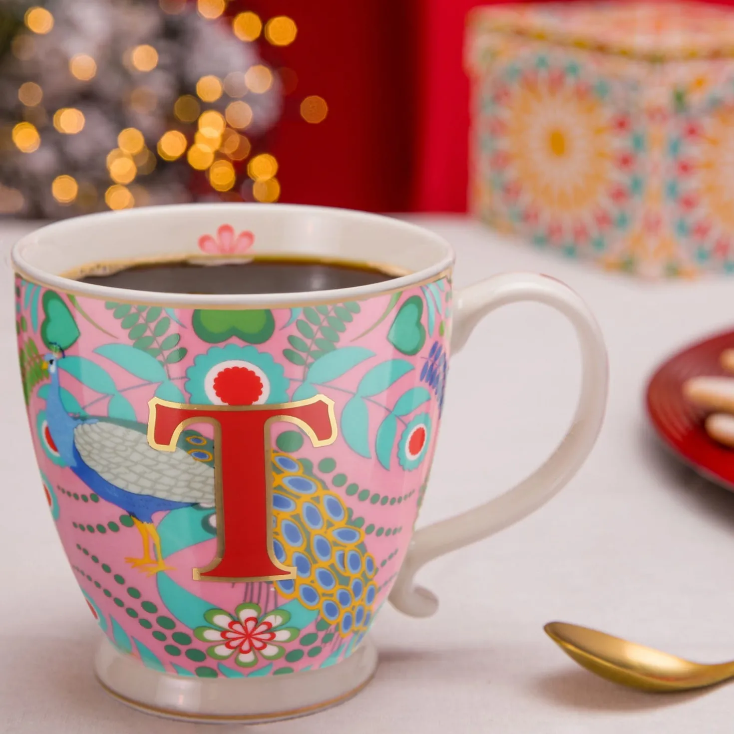 Tazza mug lettera T 450 ml Royal Garden