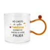Tazza mug 350 ml in vetro giallo Cheer Up
