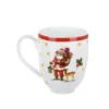 Tazza mug natalizia Babbo Natale 440 ml porcellana
