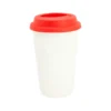 Tazza natalizia 300 ml coperchio Let it snow
