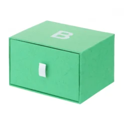 Tazzina caffè lettera B verde in vetro borosilicato, 150 ml