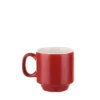 Tazzina caffè 90 ml scritta rossa