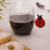 Tazzina in vetro borosilicato 120 ml coccinella