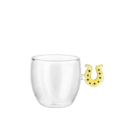 Tazzina in vetro borosilicato 120 ml ferro di cavallo