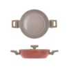 Tegame 24 cm antiaderente ceramico Koral con coperchio
