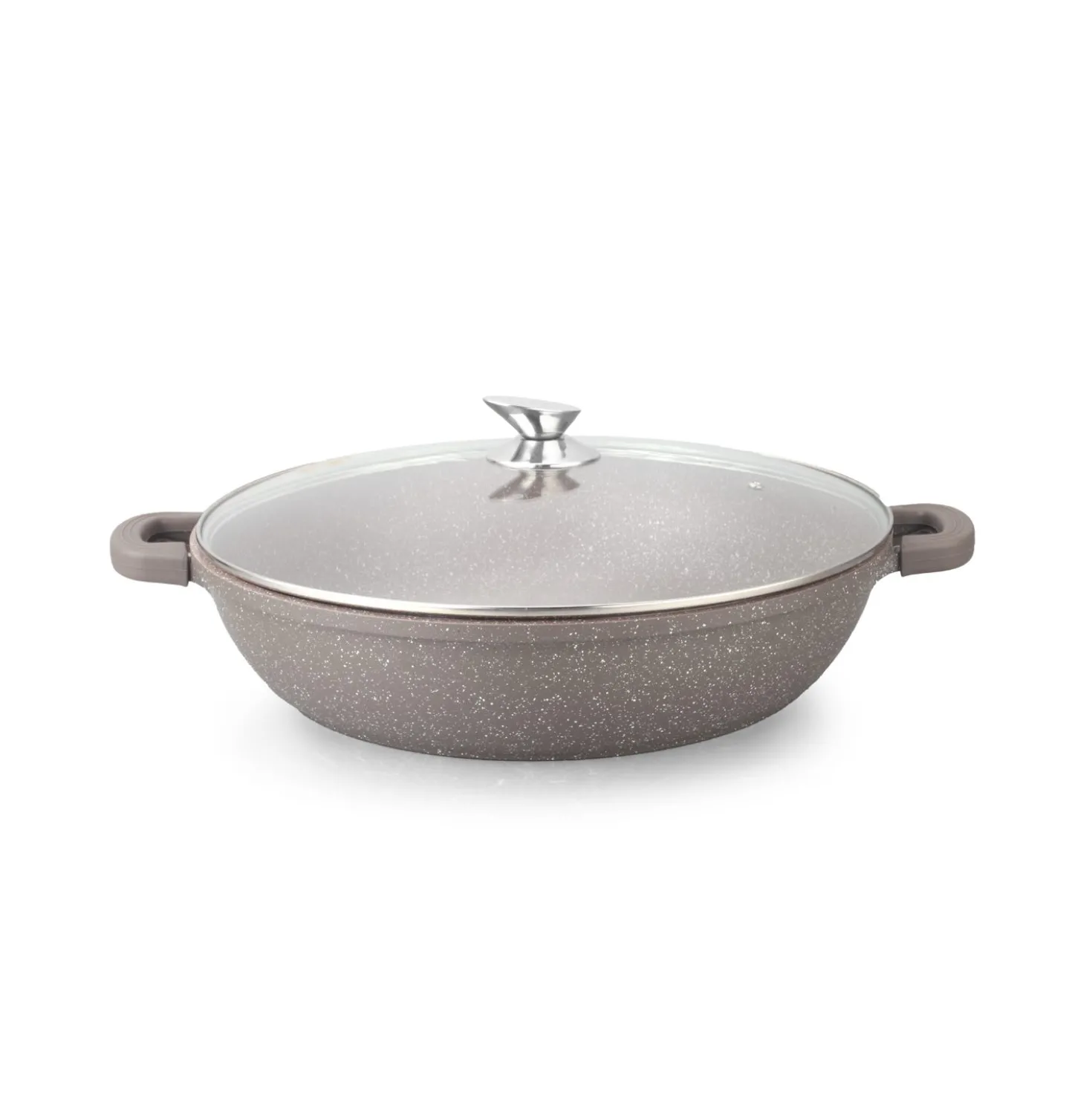 Tegame 40 cm con coperchio I Giganti design marrone
