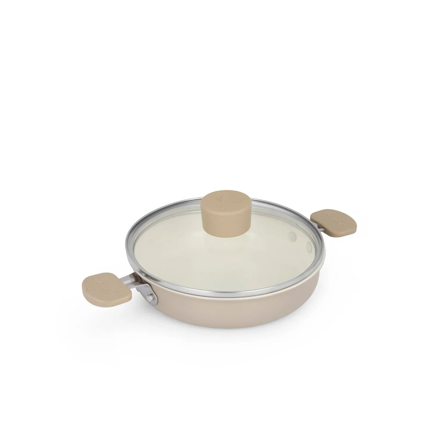 Tegame 16 cm Mini Fantasy con coperchio beige