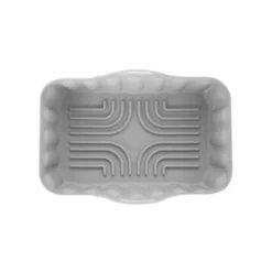 Teglia 21x14 cm silicone per friggitrice ad aria grigia