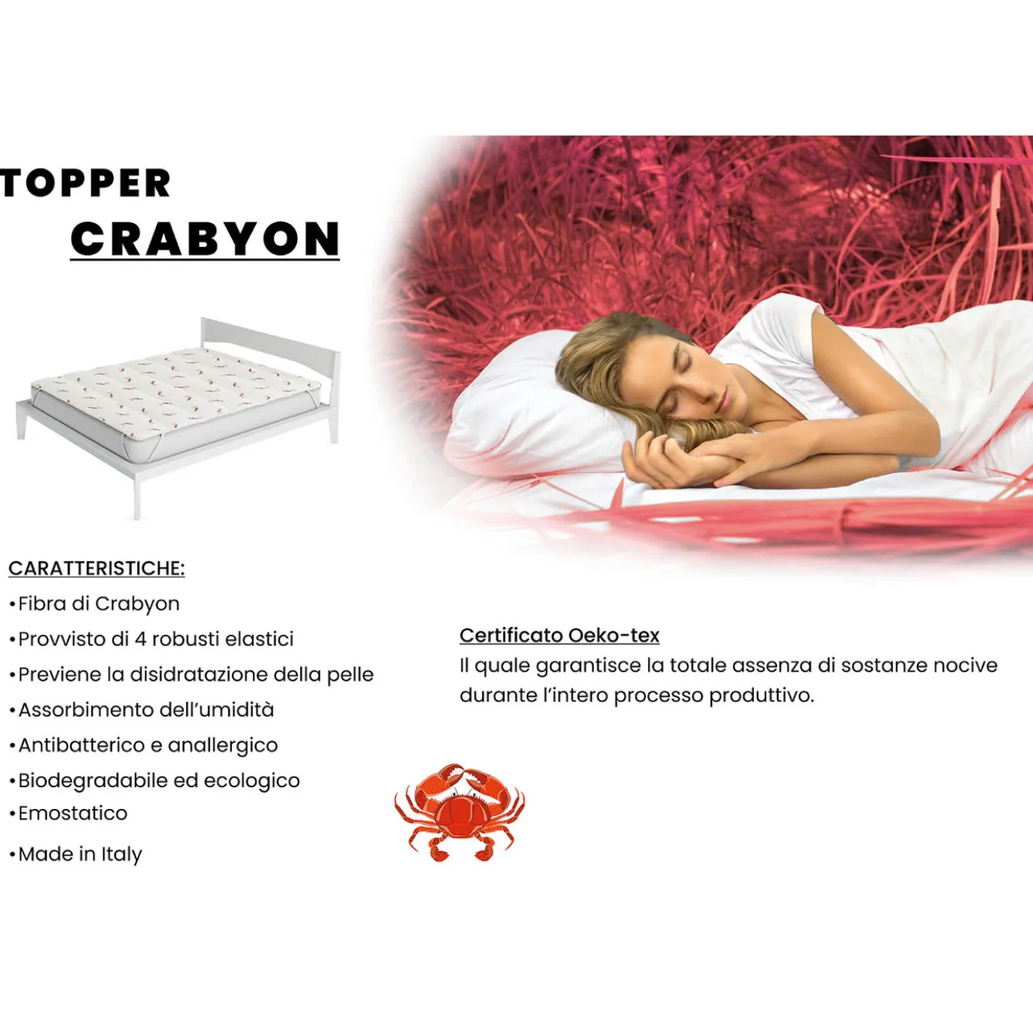 Topper matrimoniale Crabyon Datex