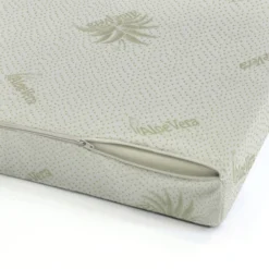Topper 1 piazza e mezza in memory trattamento Aloe Datex