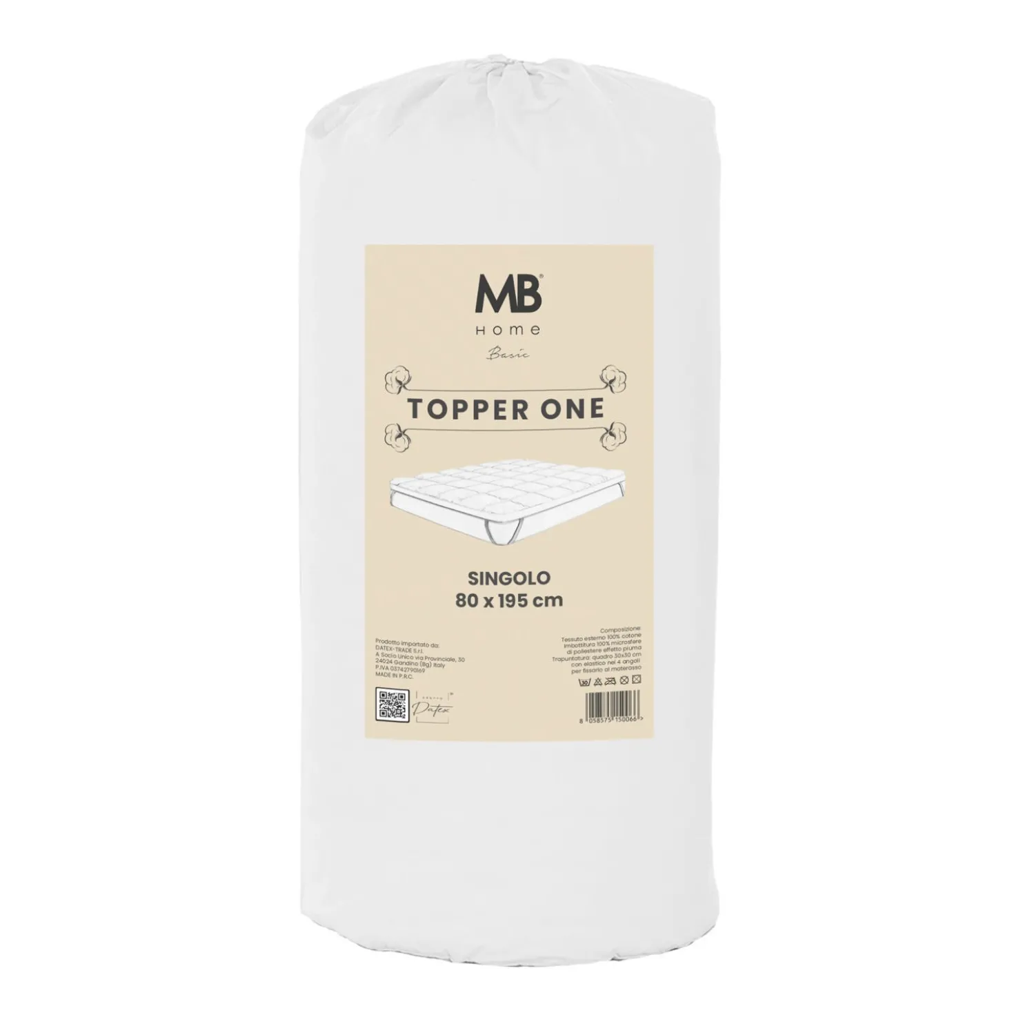 Topper 1 piazza e mezza One Datex