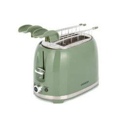 Tostapane 2 fette 7 livelli di tostatura 850 W verde