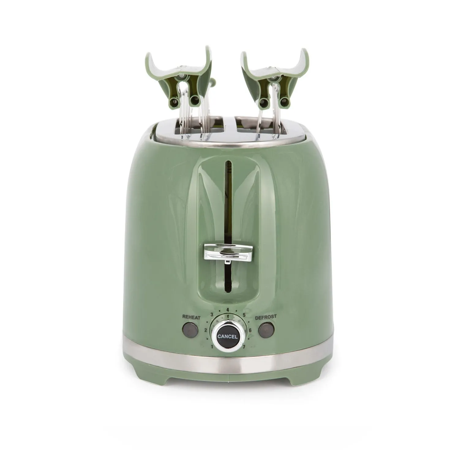 Tostapane 2 fette 7 livelli di tostatura 850 W verde
