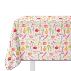 Tovaglia antimacchia 140x320 cm verdure