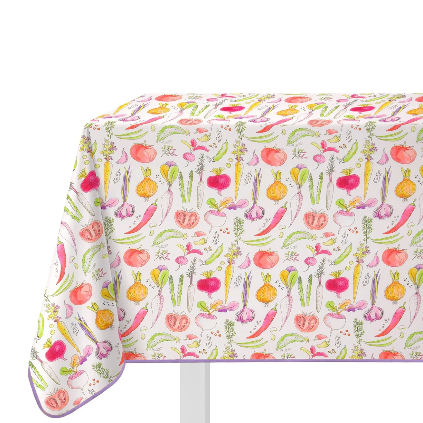 Tovaglia antimacchia 140x320 cm verdure