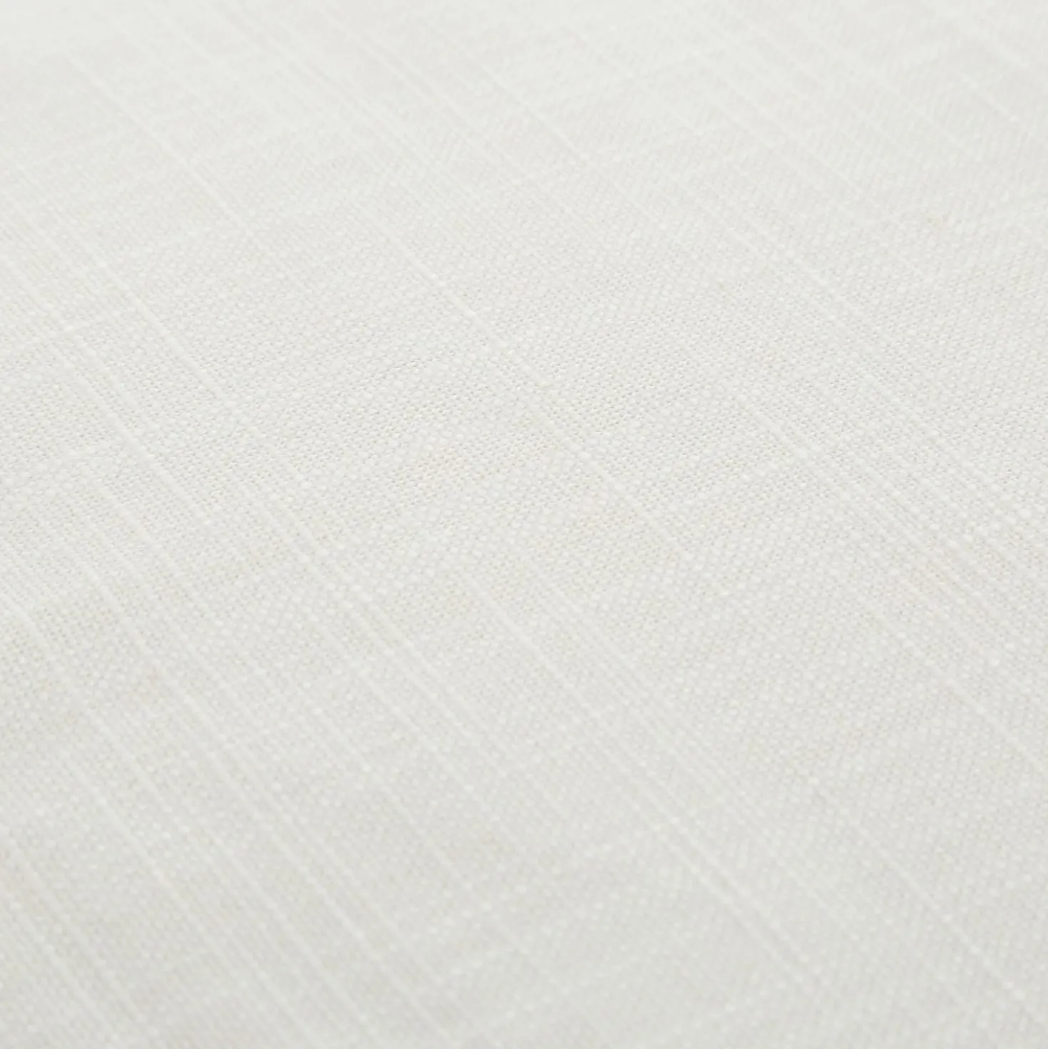 Tovaglia cotone bianco 140x140 cm Slub