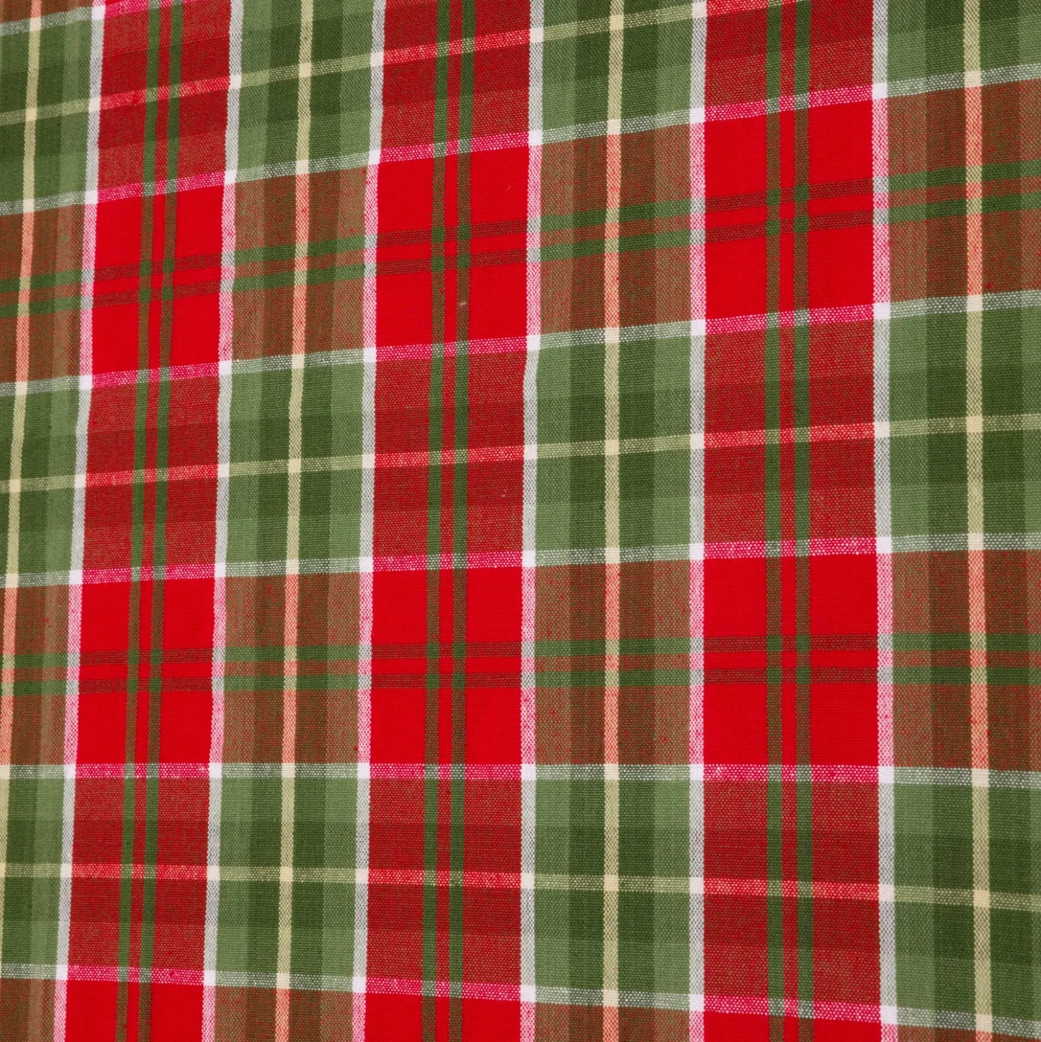 Tovaglia in cotone Tartan rossa