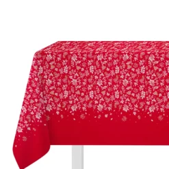 Tovaglia in cotone 140x180cm Leaf rossa