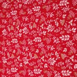 Tovaglia in cotone 140x180cm Leaf rossa