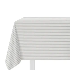 Tovaglia 140x240 cm cotone tinto filo righe scure