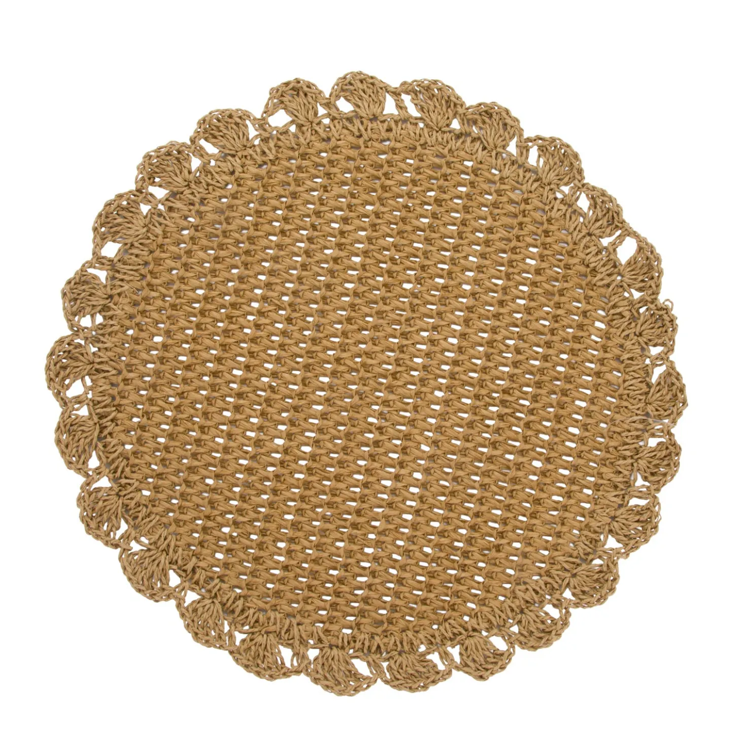 Tovaglietta decorativa 38 cm carta giallo