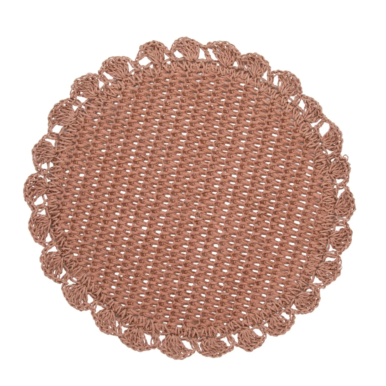 Tovaglietta decorativa 38 cm carta rosa