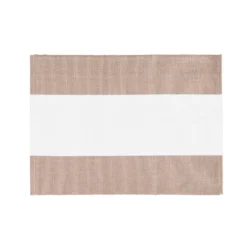 Tovaglietta segnaposto decorativa 35x50 cm cotone beige