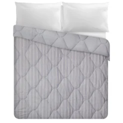 Trapunta matrimoniale blu righe Eco Dreams
