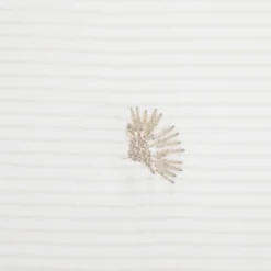 Trapuntino matrimoniale microfibra con ricamo beige