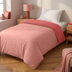 Trapuntino singolo double face rosa