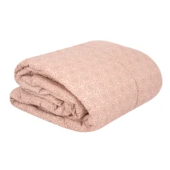 Trapuntino singolo in microfibra effetto seta beige