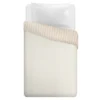 Trapuntino singolo microfibra double face righe beige