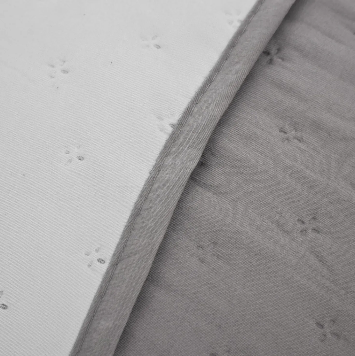 Trapuntino singolo microfibra Water washed grigio