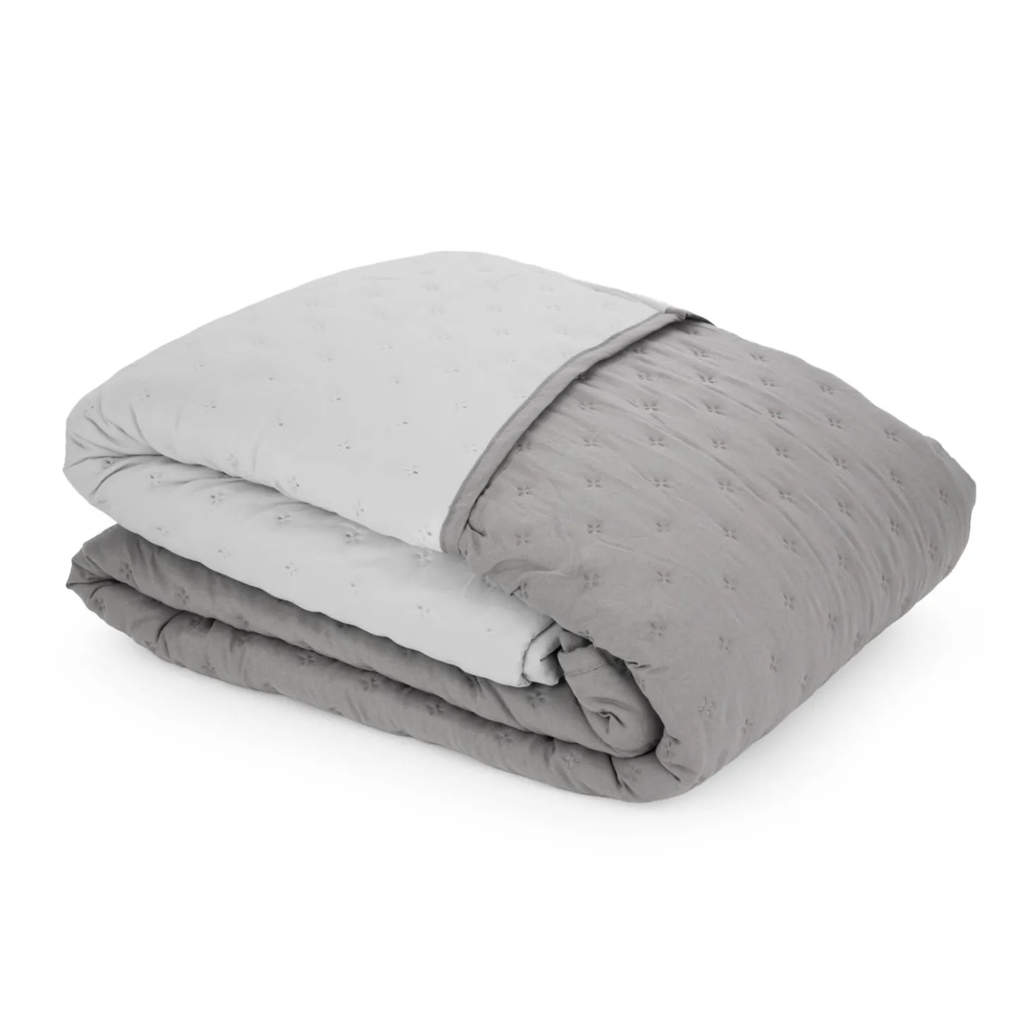 Trapuntino singolo microfibra Water washed grigio