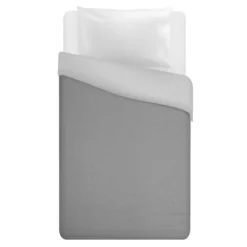 Trapuntino singolo microfibra Water washed grigio