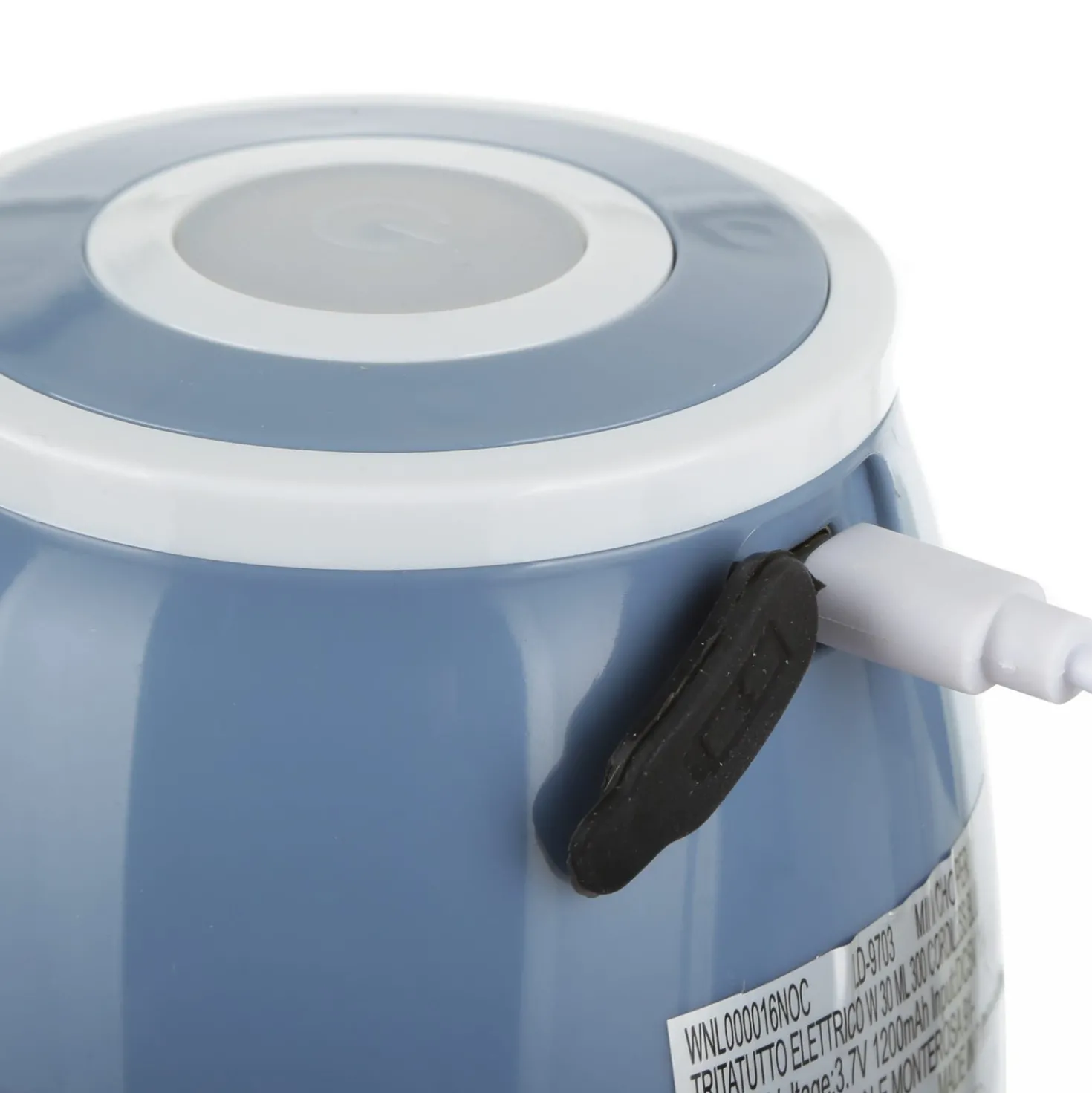 Tritatutto elettrico senza fili 300 ml 30 W blu