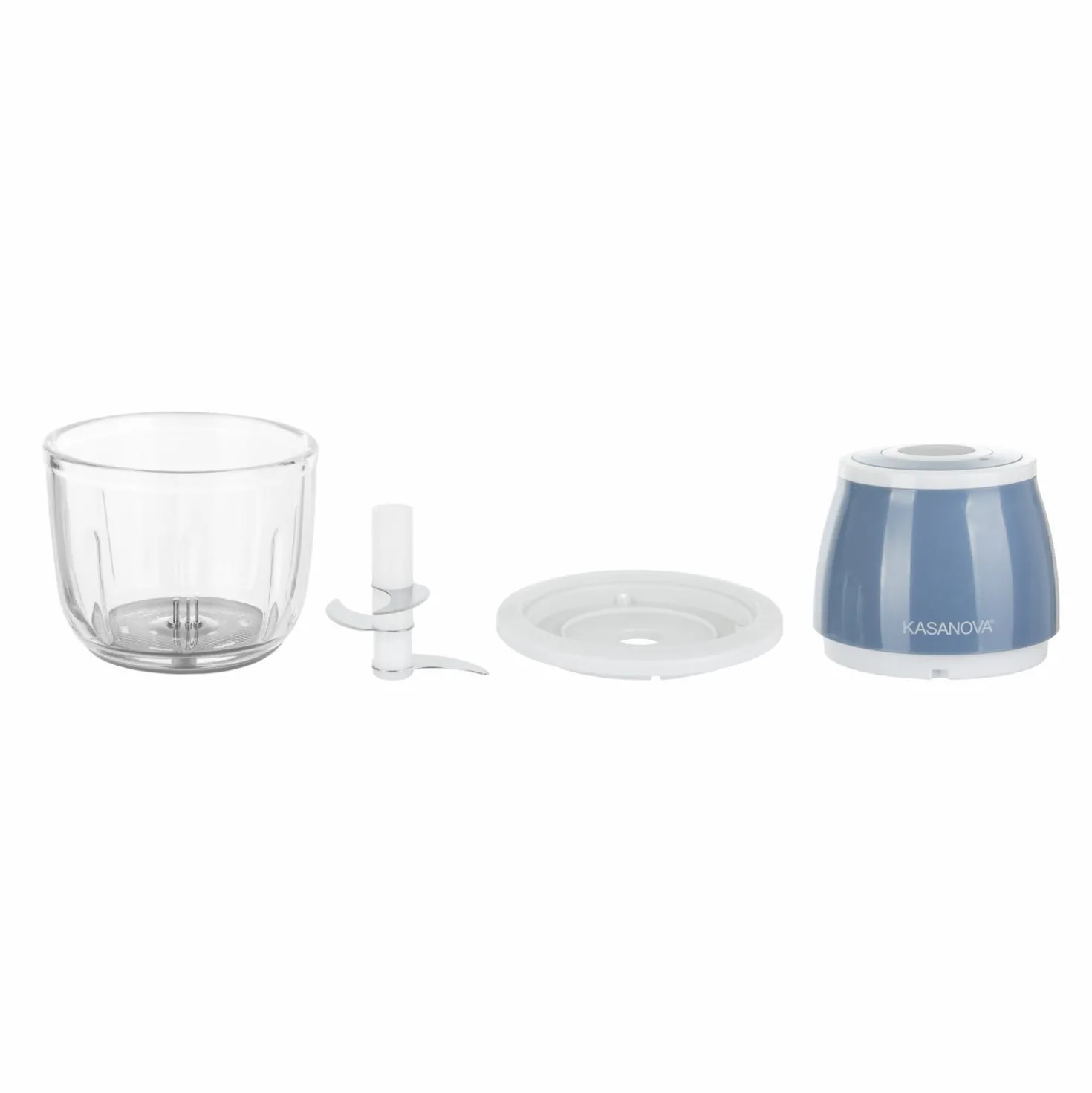 Tritatutto elettrico senza fili 300 ml 30 W blu