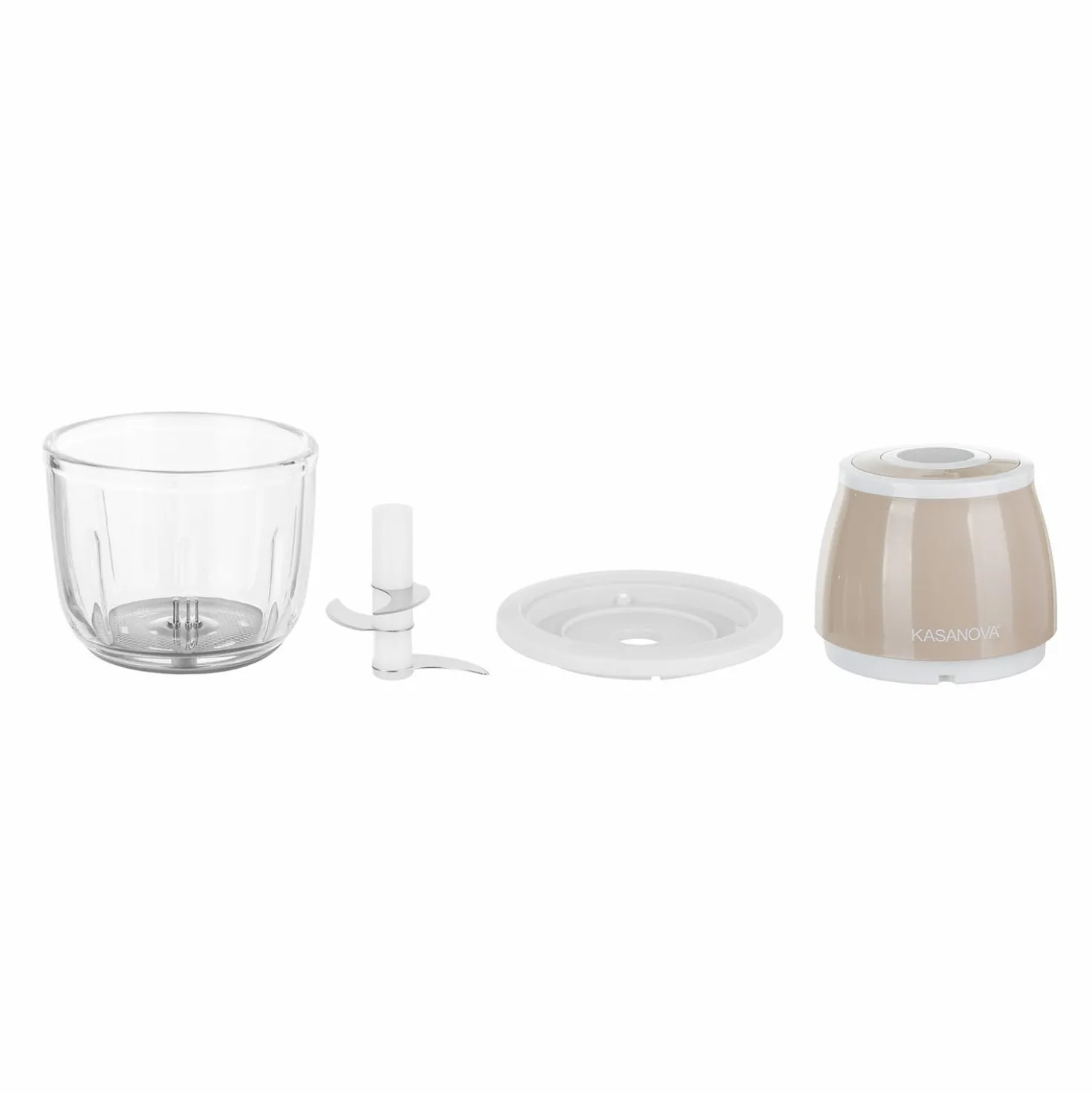 Tritatutto elettrico senza fili 300 ml 30 W tortora