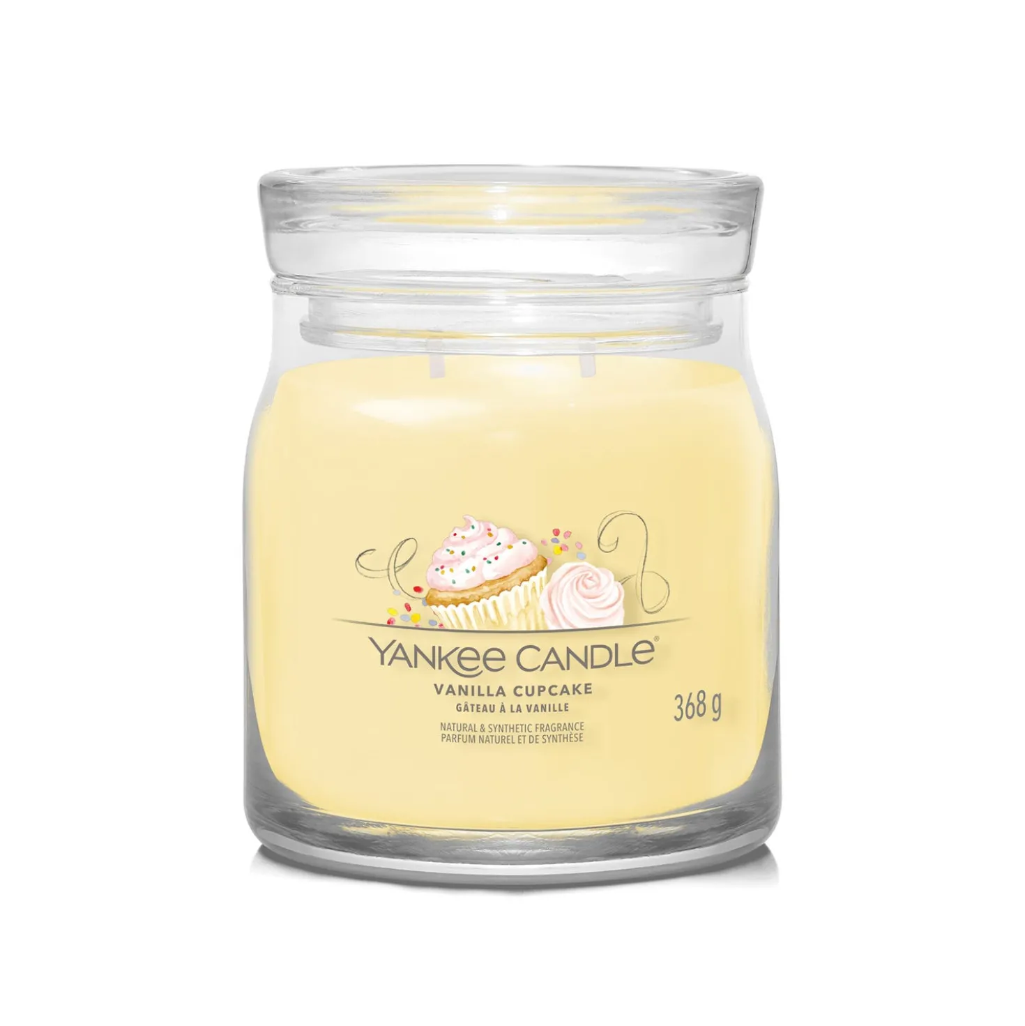 Vanilla Cupcake, candela in giara media Yankee Candle