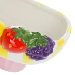Vaso decoro frutta 24,5x14 cm Florafruit ceramica