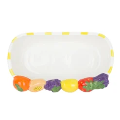 Vaso decoro frutta 24,5x14 cm Florafruit ceramica
