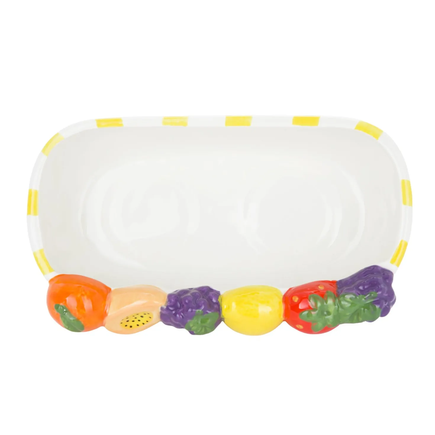 Vaso decoro frutta 24,5x14 cm Florafruit ceramica